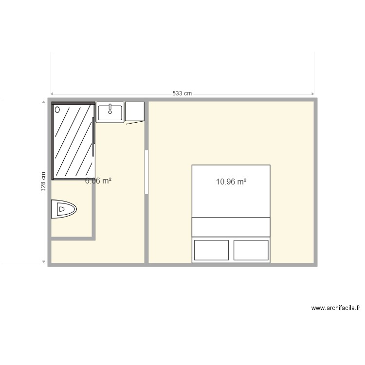 agrandisement maison. Plan de 0 pièce et 0 m2