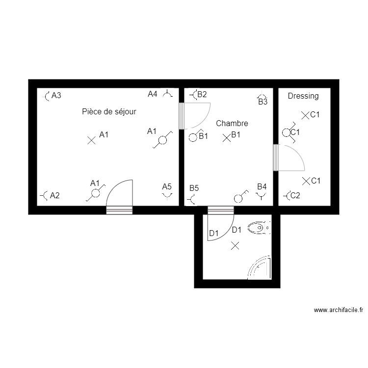 3TQK prof1. Plan de 0 pièce et 0 m2