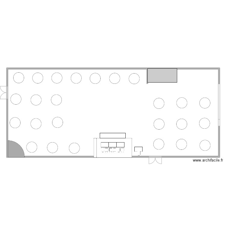 PLAN DE TABLE INAYA & JORDAN. Plan de 1 pièce et 364 m2