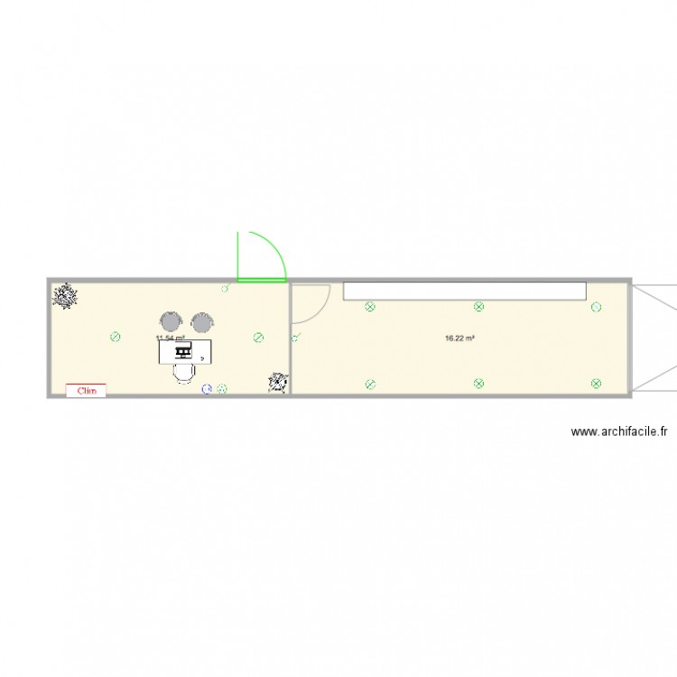 Atelier bureau One TP. Plan de 0 pièce et 0 m2