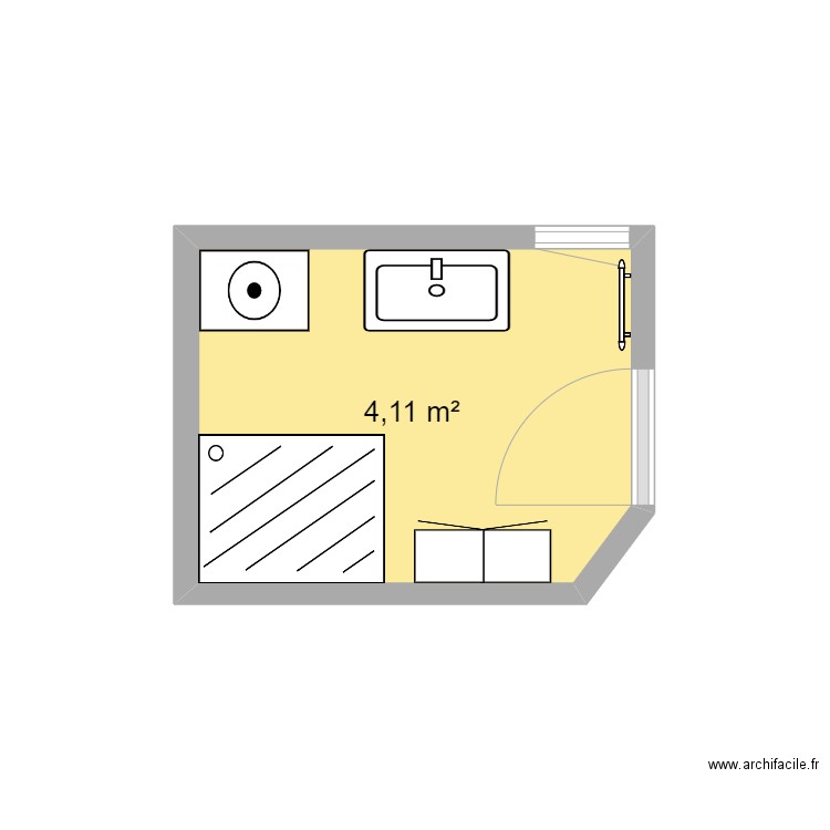 Clavel sdb. Plan de 0 pièce et 0 m2