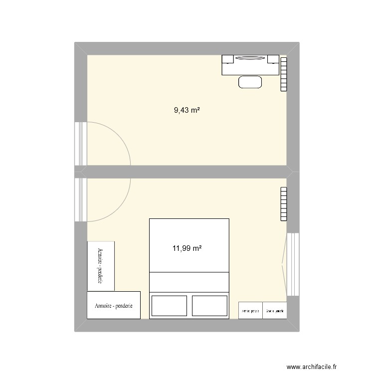 Appartement. Plan de 0 pièce et 0 m2