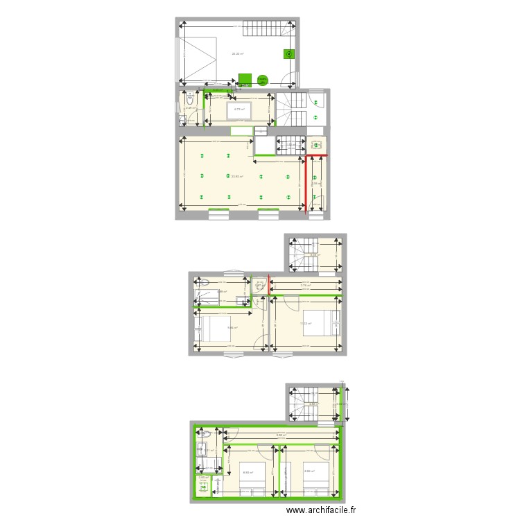 MANGEARD. Plan de 0 pièce et 0 m2