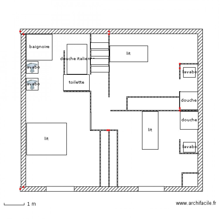 plan haut. Plan de 0 pièce et 0 m2