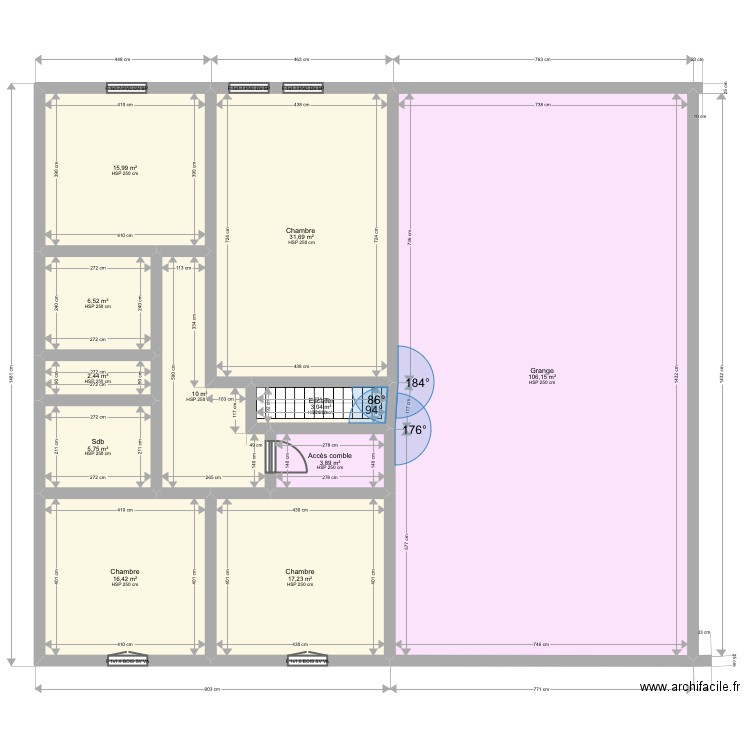 Martin R+1. Plan de 0 pièce et 0 m2