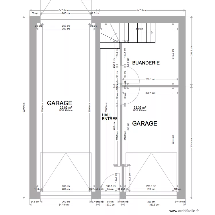 BELLE ETAGE GUZZETTA ANTONINO. Plan de 