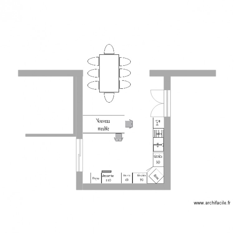 S à M. Plan de 0 pièce et 0 m2