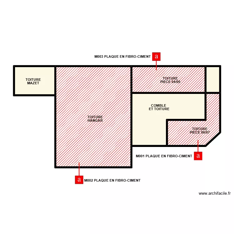 PLAN VAUVERT TOITURES MAZET. Plan de 6 et 77 m² PLAN VAUVERT TOITURES MAZET. Plan de 6 et 77 m²