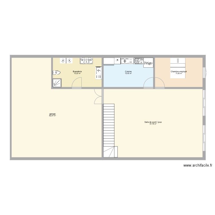 Sous Sol. Plan de 0 pièce et 0 m2