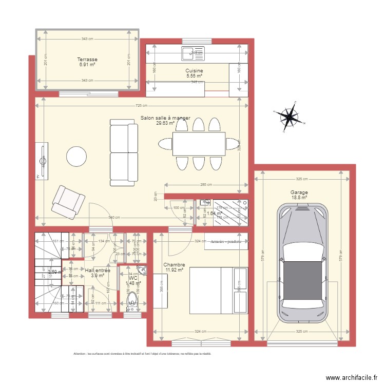 BI 1358 GOETZ RDC. Plan de 0 pièce et 0 m2