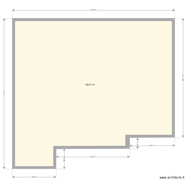Maison Puy avant extension 1. Plan de 0 pièce et 0 m2