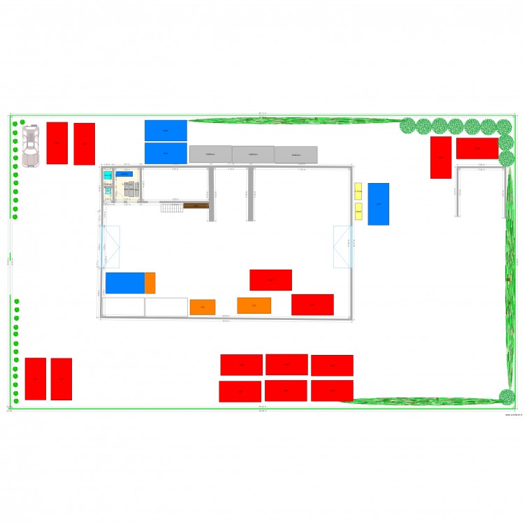 Dépôt Mongaveau. Plan de 0 pièce et 0 m2