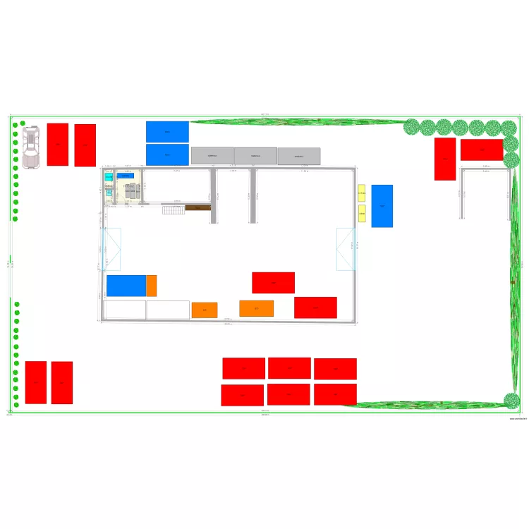 D&eacute;p&ocirc;t Mongaveau. Plan de 