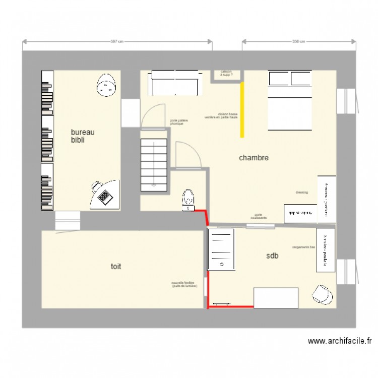 MANZOLI PROJET. Plan de 0 pièce et 0 m2