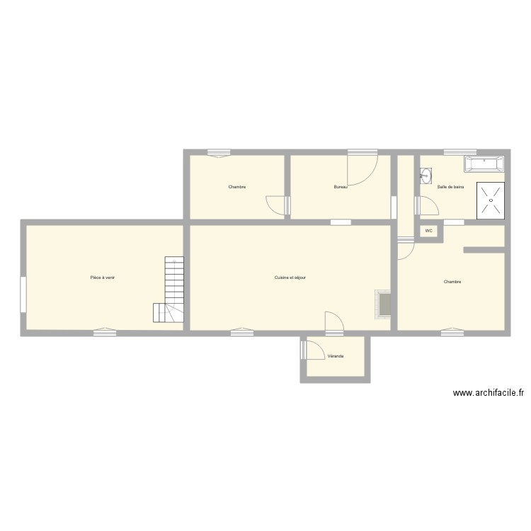 Plan Agence Meynard Cézac. Plan de 0 pièce et 0 m2