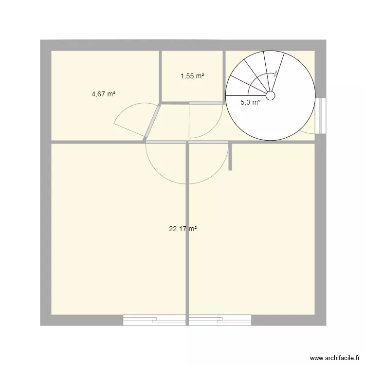 Projet Tiblom Et bas. Plan de 