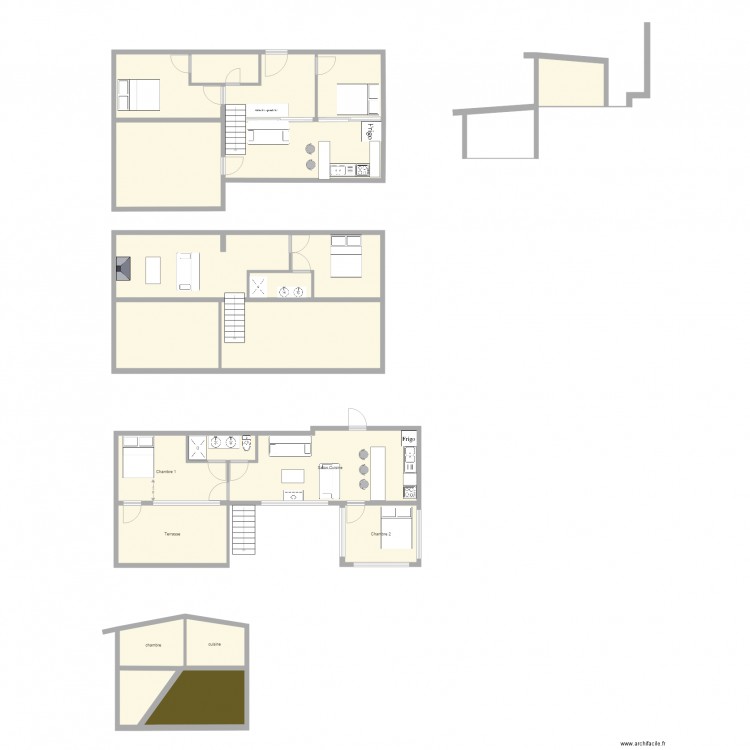 barraque 3. Plan de 0 pièce et 0 m2