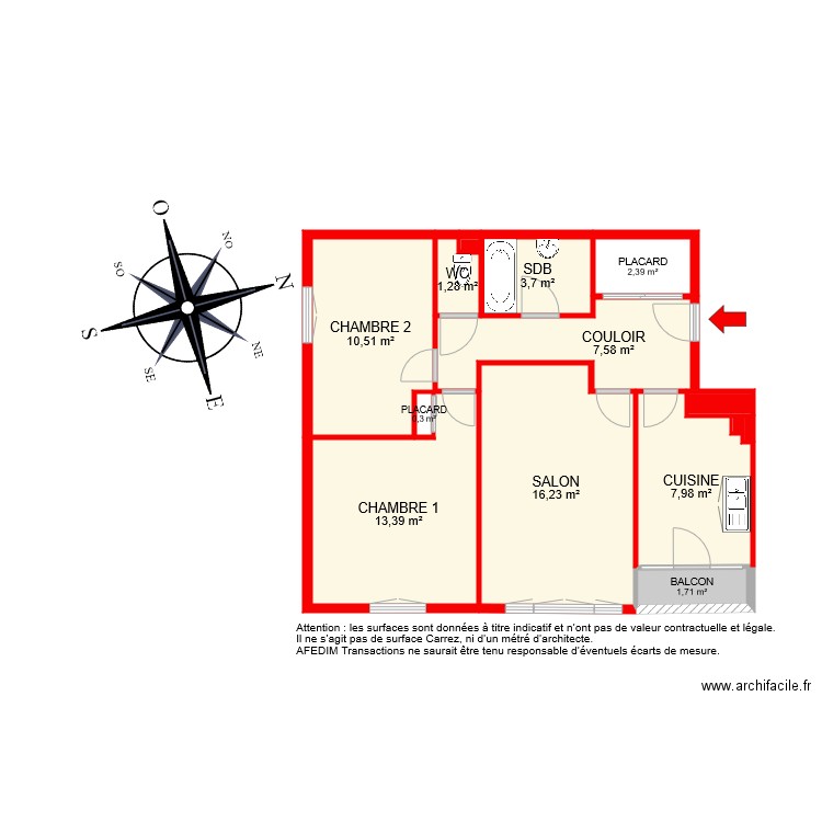 BI 6406. Plan de 0 pièce et 0 m2