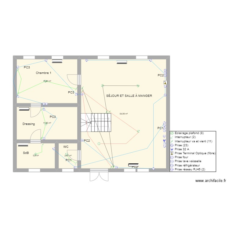 Jose Le Blance-Mesnil. Plan de 0 pièce et 0 m2