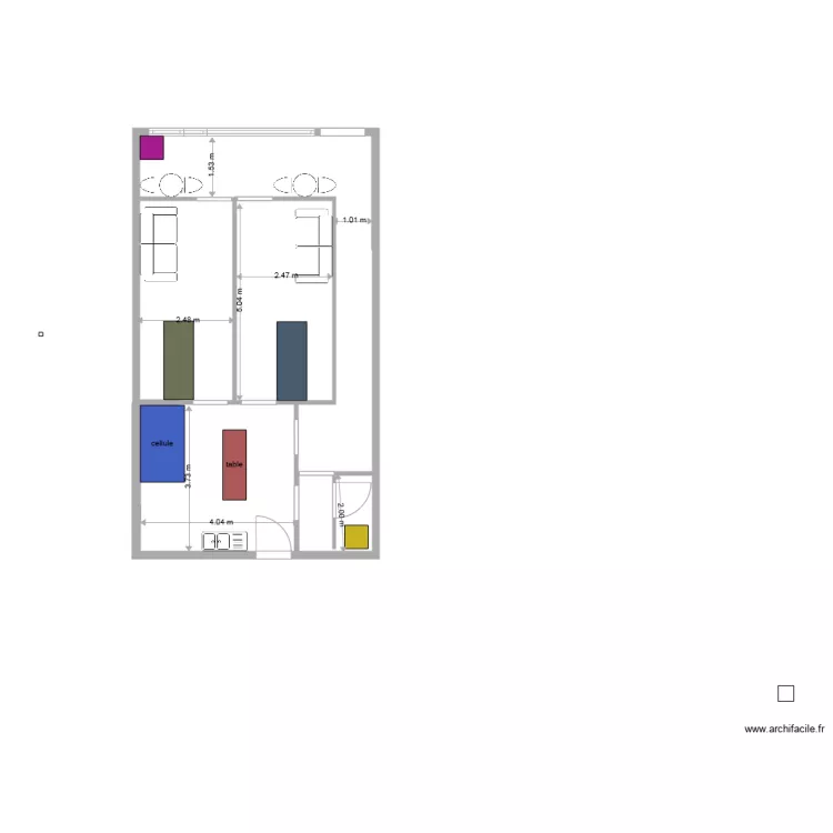 CHAMBRE FUNERAIRE 10. Plan de CHAMBRE FUNERAIRE 10. Plan de