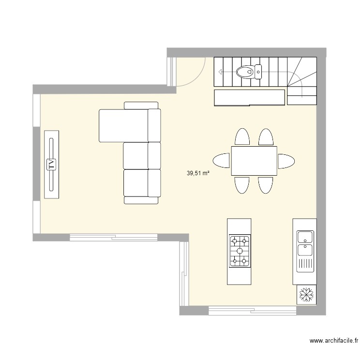 maison. Plan de 0 pièce et 0 m2