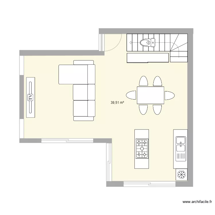 maison. Plan de 