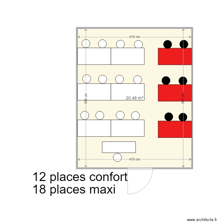 etsup Montsouris salle 11. Plan de 0 pièce et 0 m2
