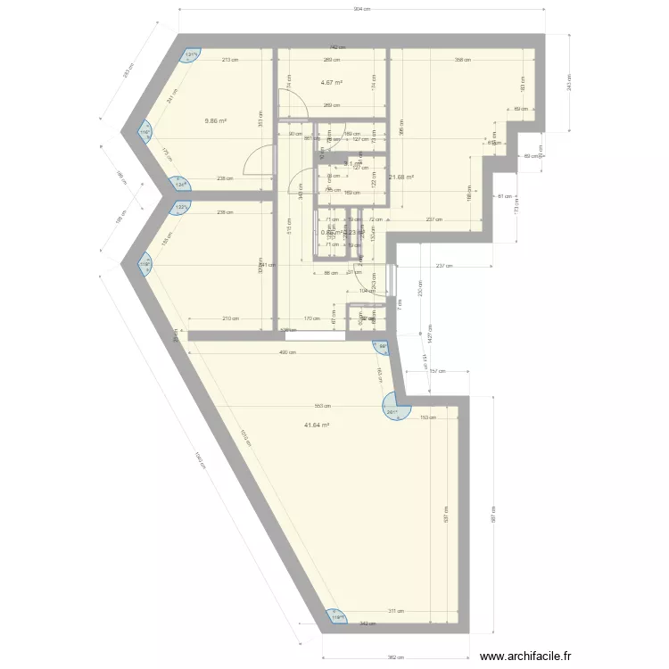 appartement. Plan de 