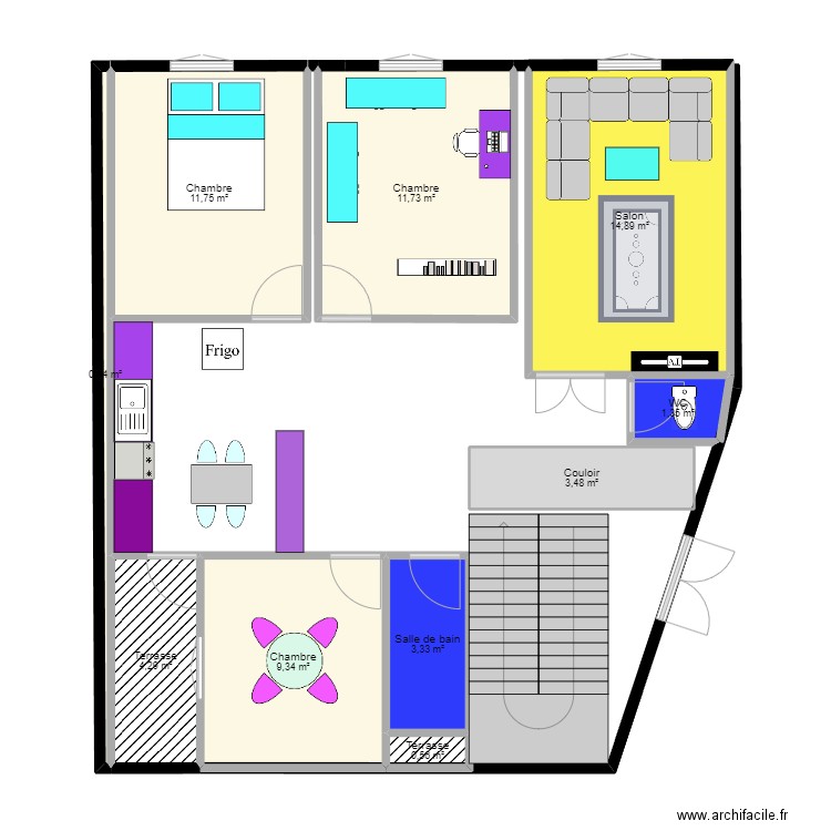 plan 35. Plan de 0 pièce et 0 m2