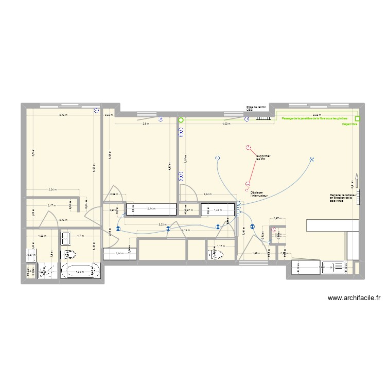 Allain - plan exe électricité. Plan de 0 pièce et 0 m2 Allain - plan exe électricité. Plan de 0 pièce et 0 m2