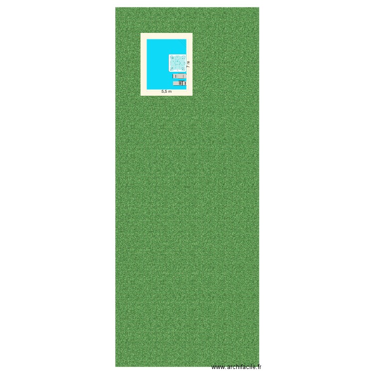 piscine. Plan de 0 pièce et 0 m2