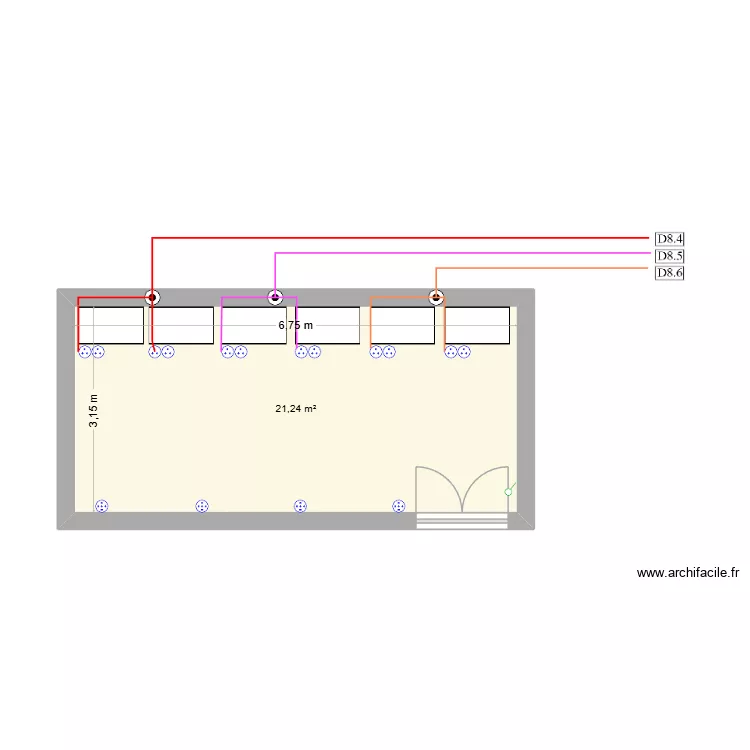 UIMM salle de découpe. Plan de UIMM salle de découpe. Plan de
