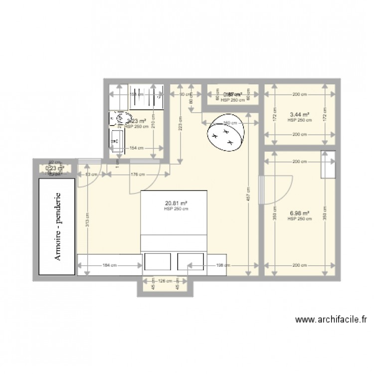 131117 2ETAGE ANTONY. Plan de 0 pièce et 0 m2