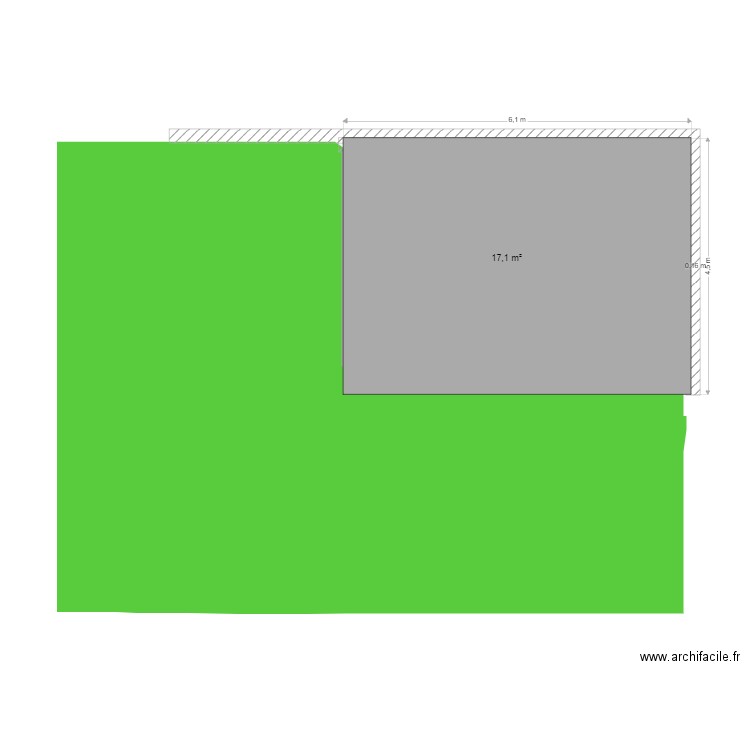 ABRI DE JARDIN. Plan de 0 pièce et 0 m2