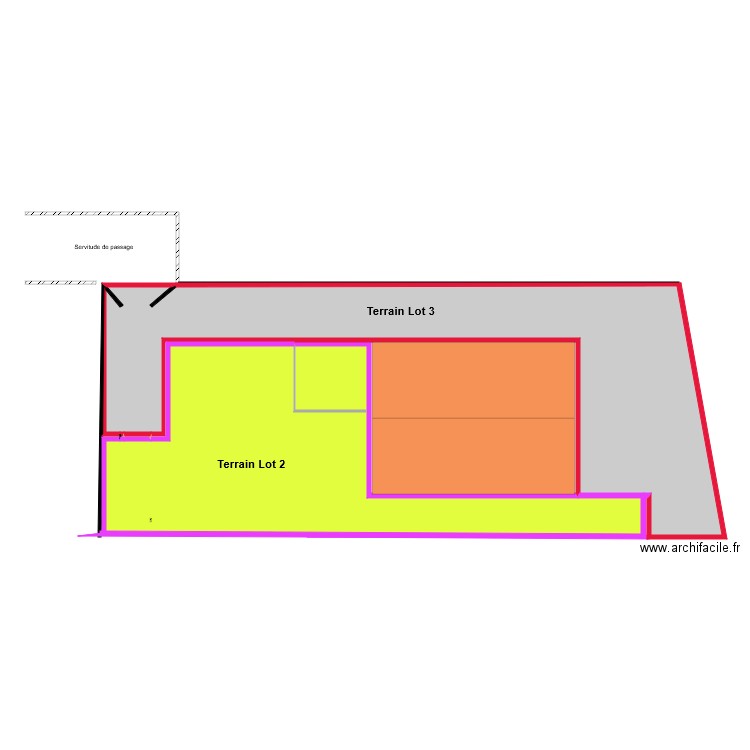 lot jardin2. Plan de 0 pièce et 0 m2