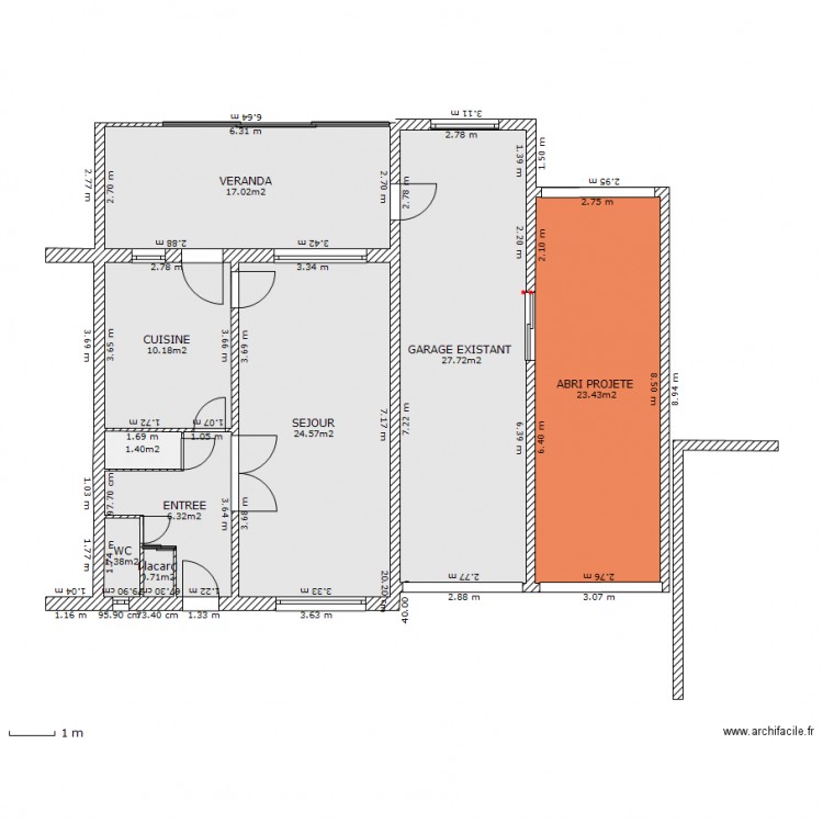 PLAN MAISON RDC. Plan de 0 pièce et 0 m2