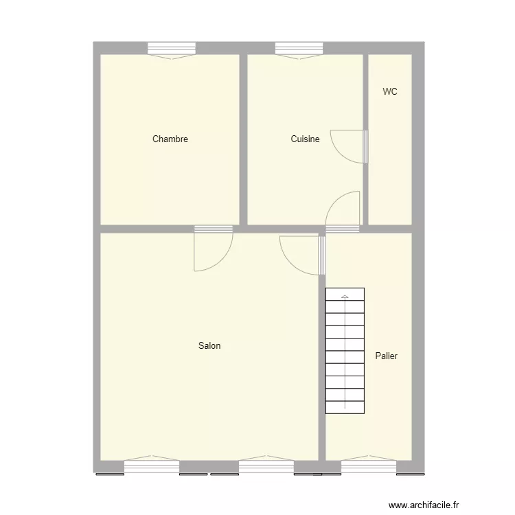 Croquis GUISSE 66 Etage. Plan de 
