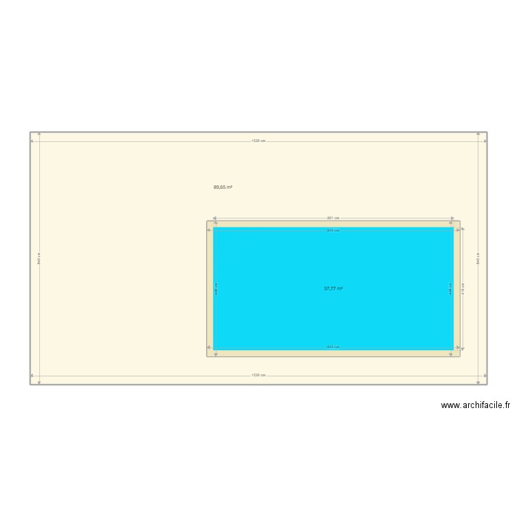 DE BOUTETIÈRE. Plan de 2 pièces et 165 m2