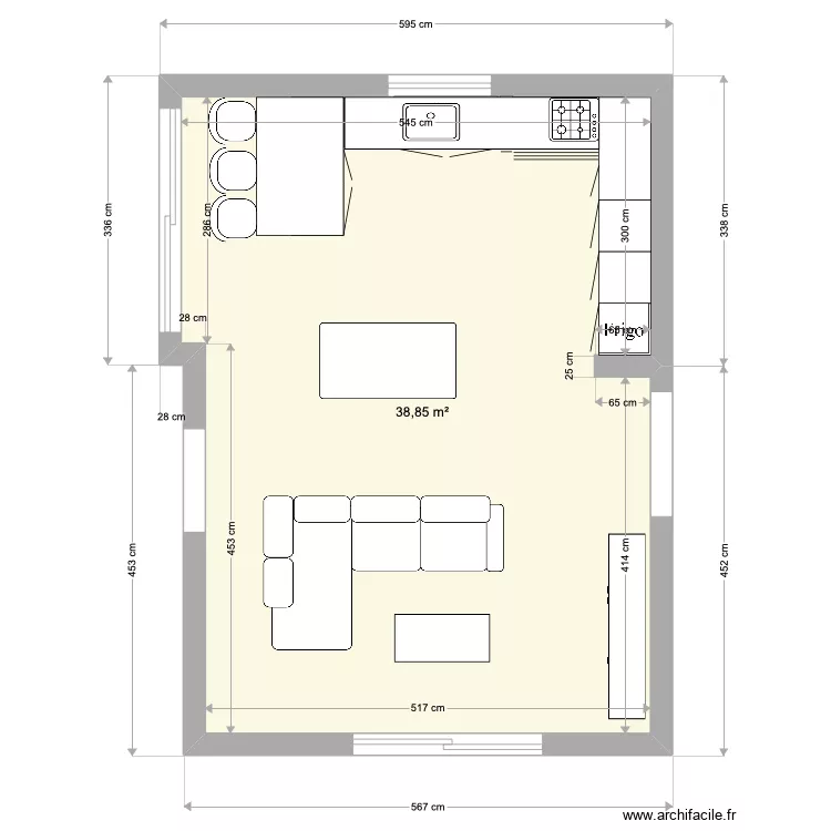 COUDES. Plan de 