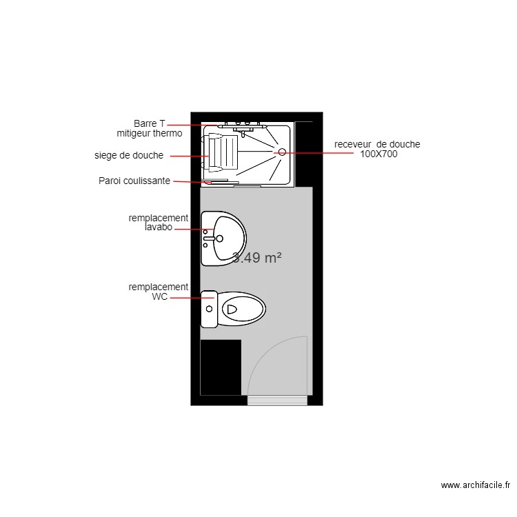 awono. Plan de 0 pièce et 0 m2