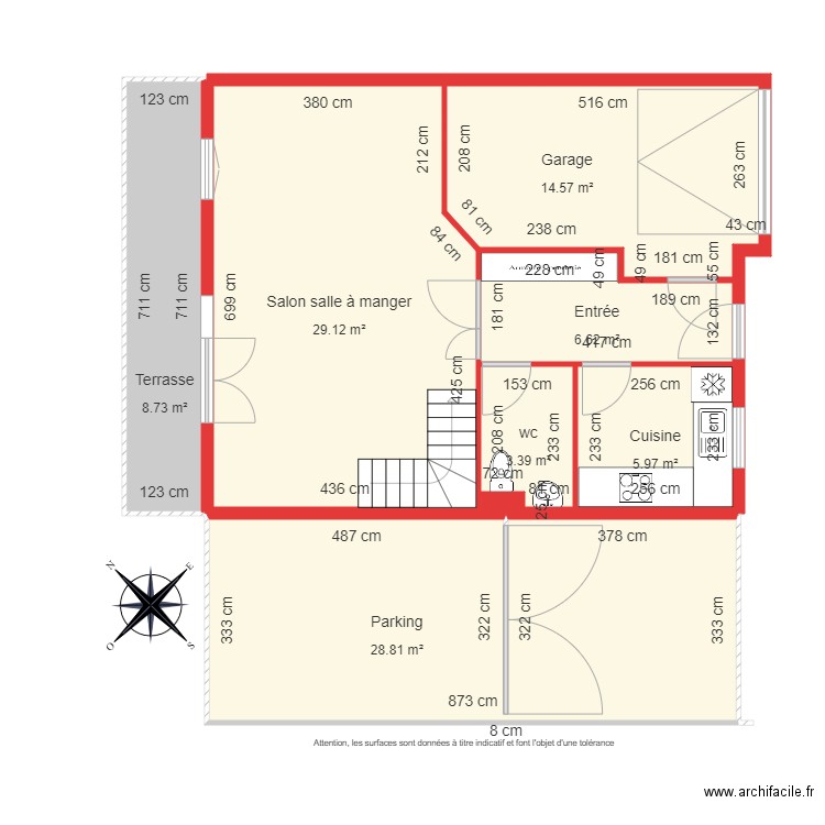 BI 3811 Coté. Plan de 0 pièce et 0 m2