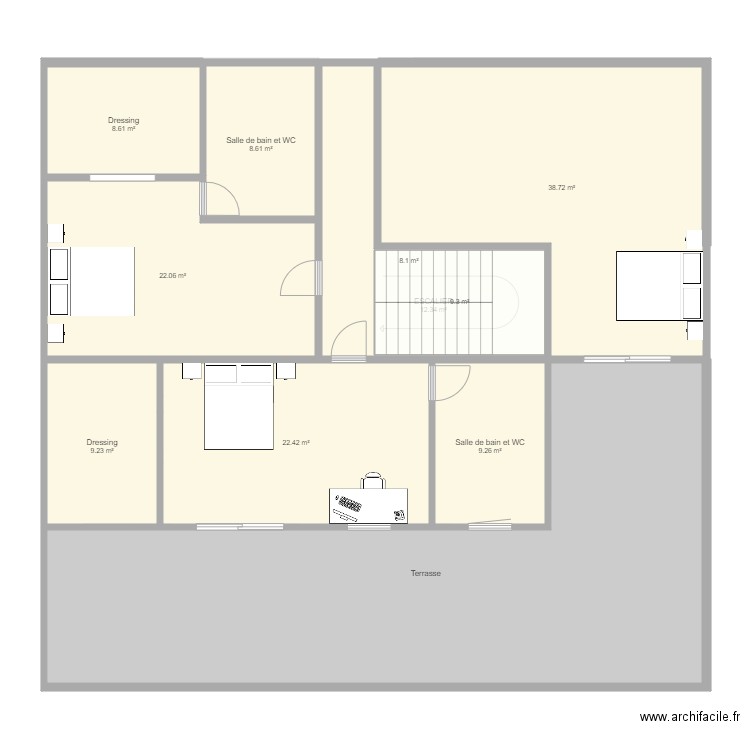 villa Ngaparou V7. Plan de 0 pièce et 0 m2