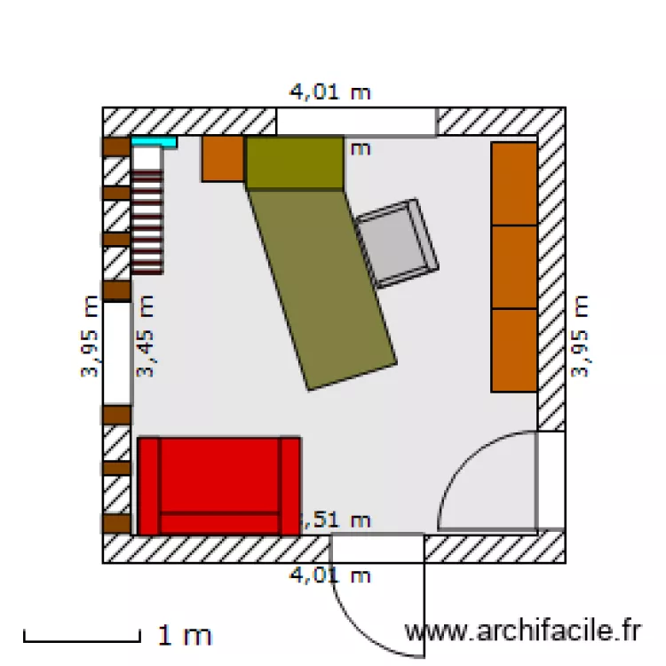 Projet Bureau. Plan de 