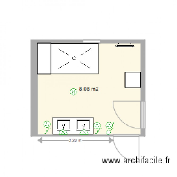 salle de bain. Plan de 0 pièce et 0 m2