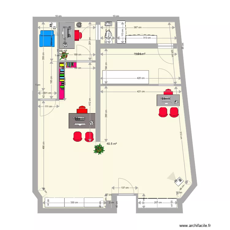 MAGASIN  3. Plan de 