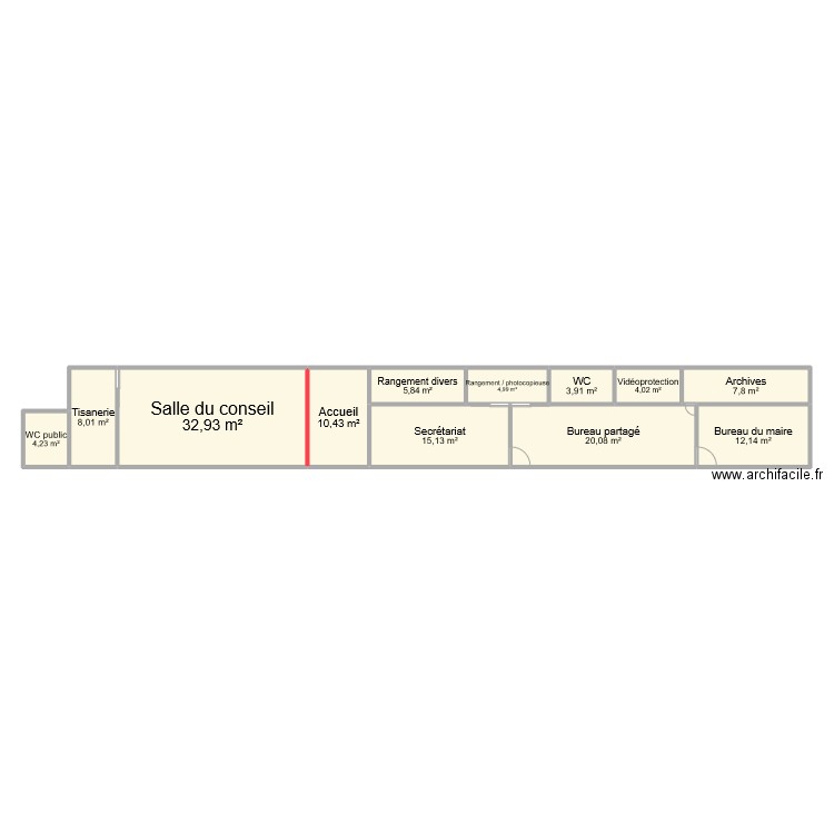 Mairie perso. Plan de 0 pièce et 0 m2