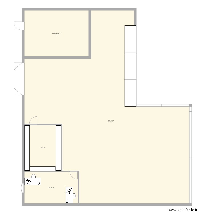 Depot. Plan de 0 pièce et 0 m2