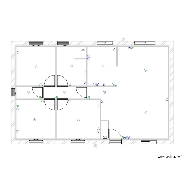 residence principale plan elec. Plan de 0 pièce et 0 m2