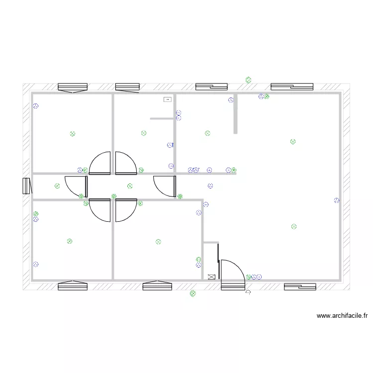 residence principale plan elec. Plan de 