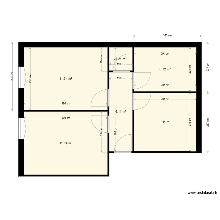 geneslay 1er droite . Plan de 0 pièce et 0 m2